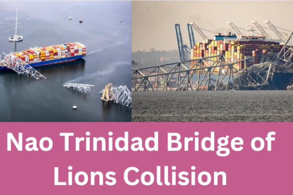 Nao Trinidad Bridge of Lions Collision