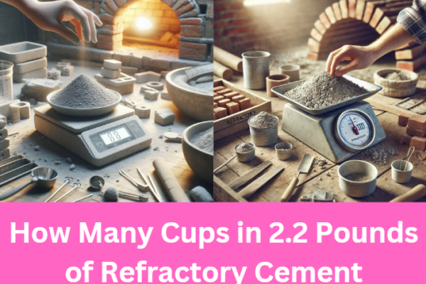 How Many Cups in 2.2 Pounds of Refractory Cement