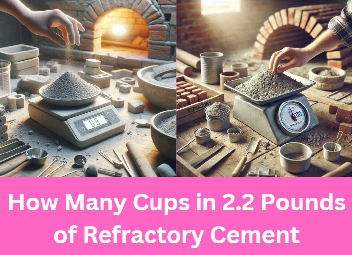 How Many Cups in 2.2 Pounds of Refractory Cement