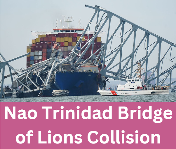 Nao Trinidad Bridge of Lions Collision