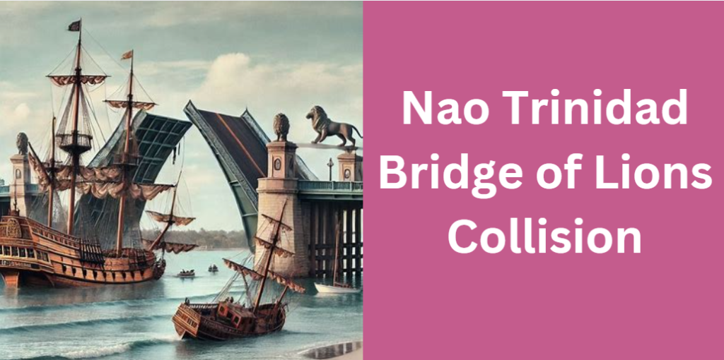 Nao Trinidad Bridge of Lions Collision